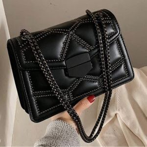 New Rivet Studded Crossbody Messenger Bag